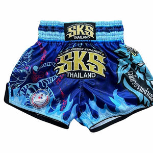 SKS Rajadamnern Muay Thai Shorts - Blue
