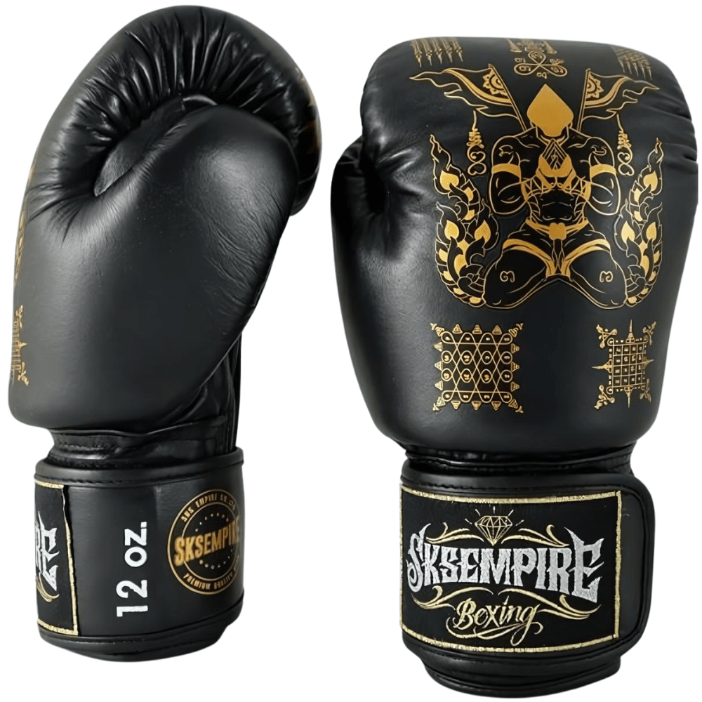 SKS Sakyant Muay Thai Gloves - Black