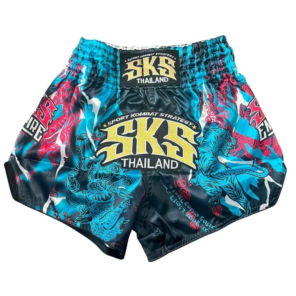 SKS Claw Muay Thai Shorts - Blue