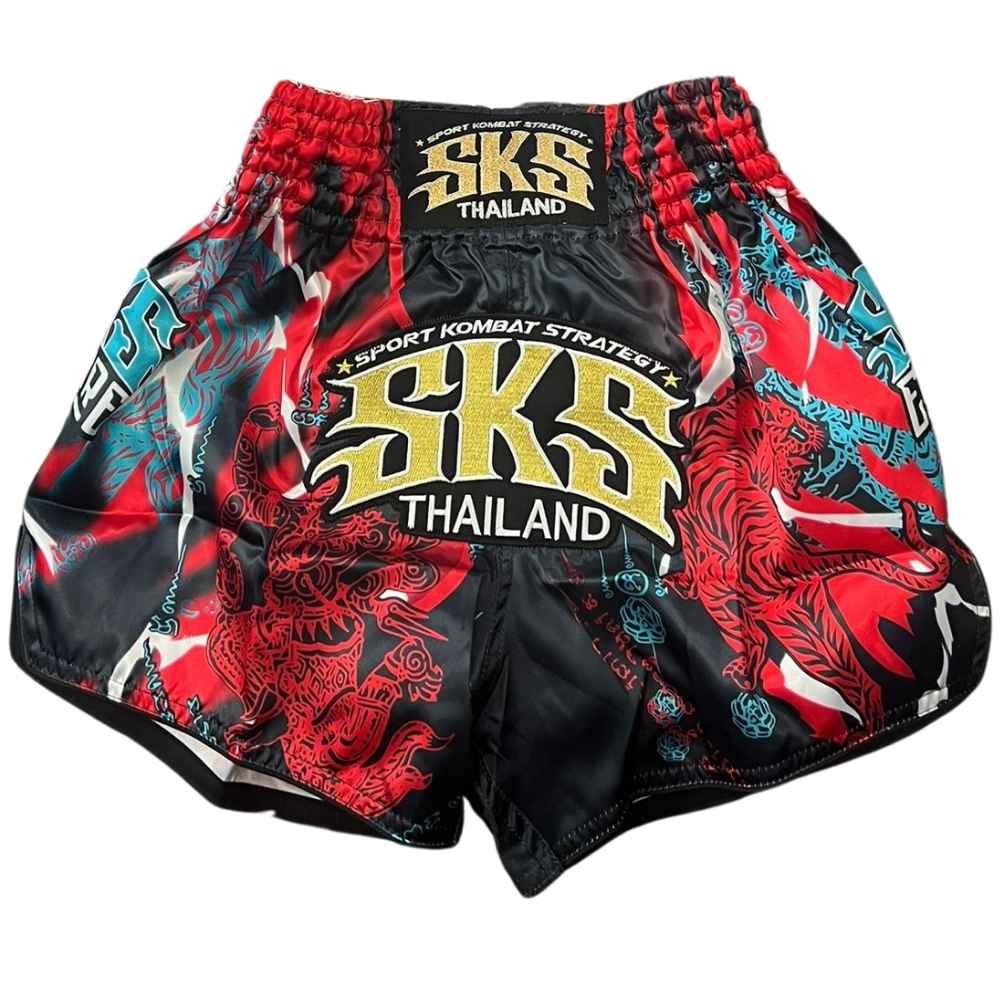 SKS Claw Muay Thai Shorts - Red