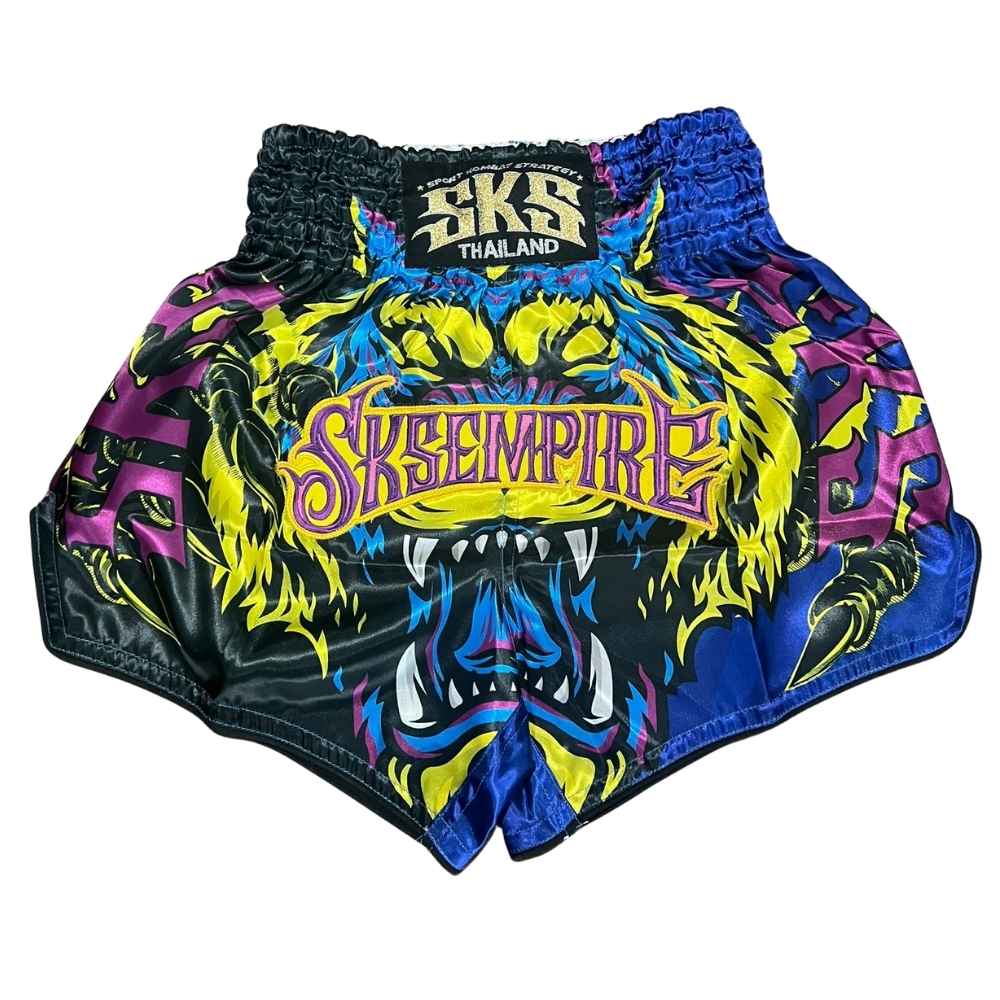 SKS Tiger Muay Thai Shorts - Blue