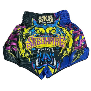 SKS Tiger Muay Thai Shorts - Blue