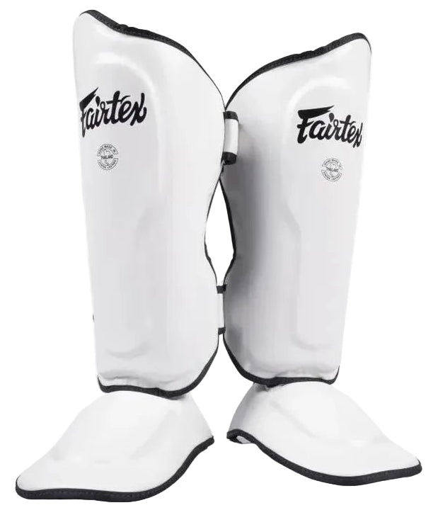 Fairtex Ultra Ergo Shin Guards - White