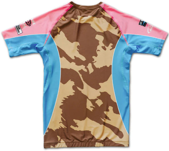 Engage Miami Camo Short Sleeve Rash Guard