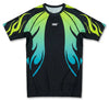 Engage Nebula Short Sleeve Rash Guard - Blue