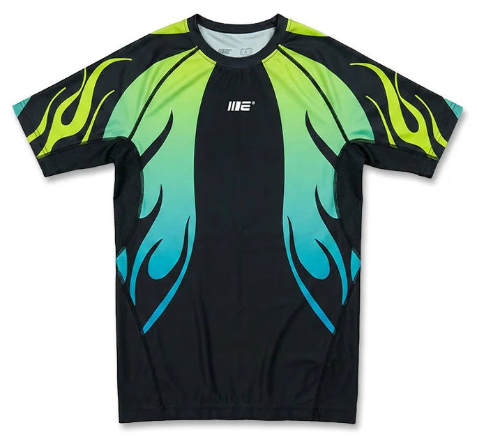 Engage Nebula Short Sleeve Rash Guard - Blue