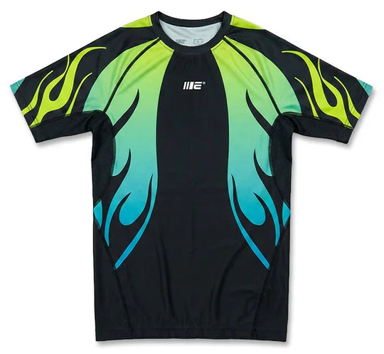 Engage Nebula Short Sleeve Rash Guard - Blue