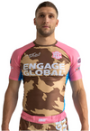 Engage Miami Camo Short Sleeve Rash Guard