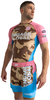 Engage Miami Camo Short Sleeve Rash Guard