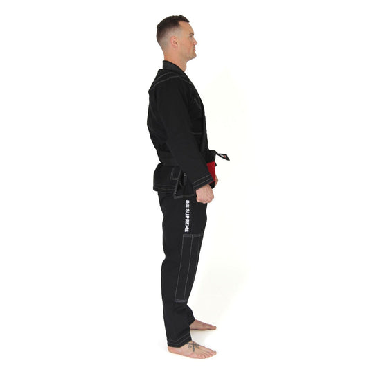 SMAI Supreme Brazilian Jiu Jitsu Uniform - Black