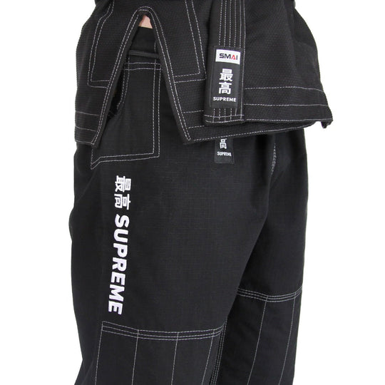 SMAI Supreme Brazilian Jiu Jitsu Uniform - Black