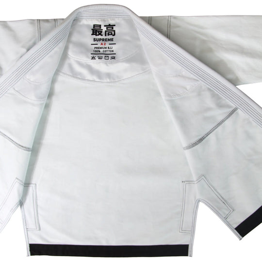 SMAI Supreme Brazilian Jiu Jitsu Uniform - White