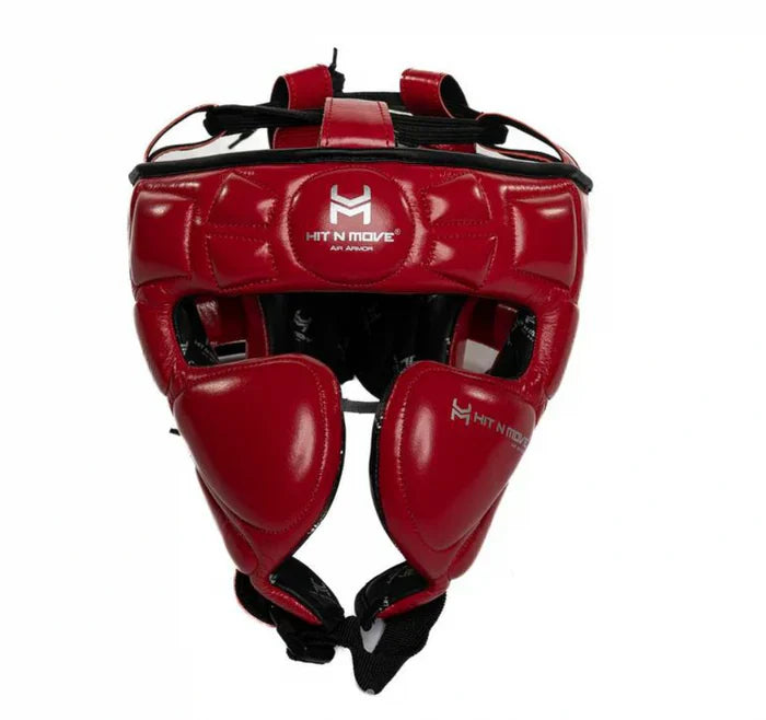 Hit N Move Air Armor Headgear - Red