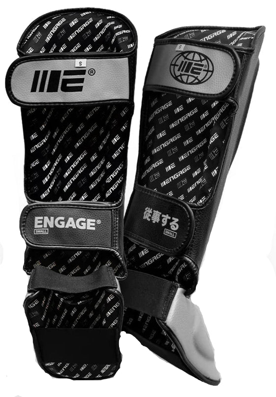 Engage W.I.P Series Shin Guards - Oakland Grey