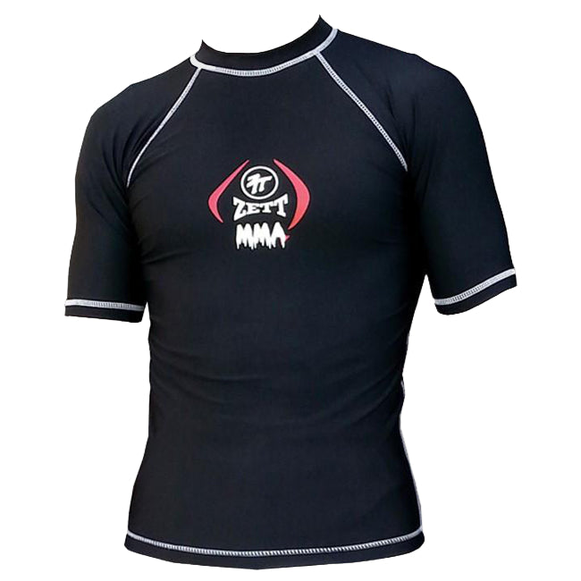 Zett Rash Guard - Short Sleeve - Black