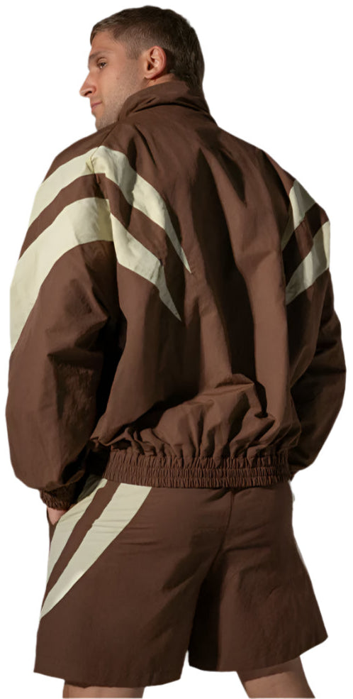 Engage Champion Mentality Track Shorts - Brown/White