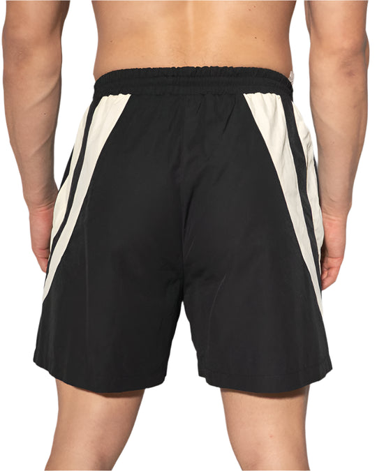 Engage Champion Mentality Track Shorts - Black/White