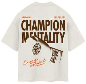 Engage 'Mentality' T-Shirt - Off-White