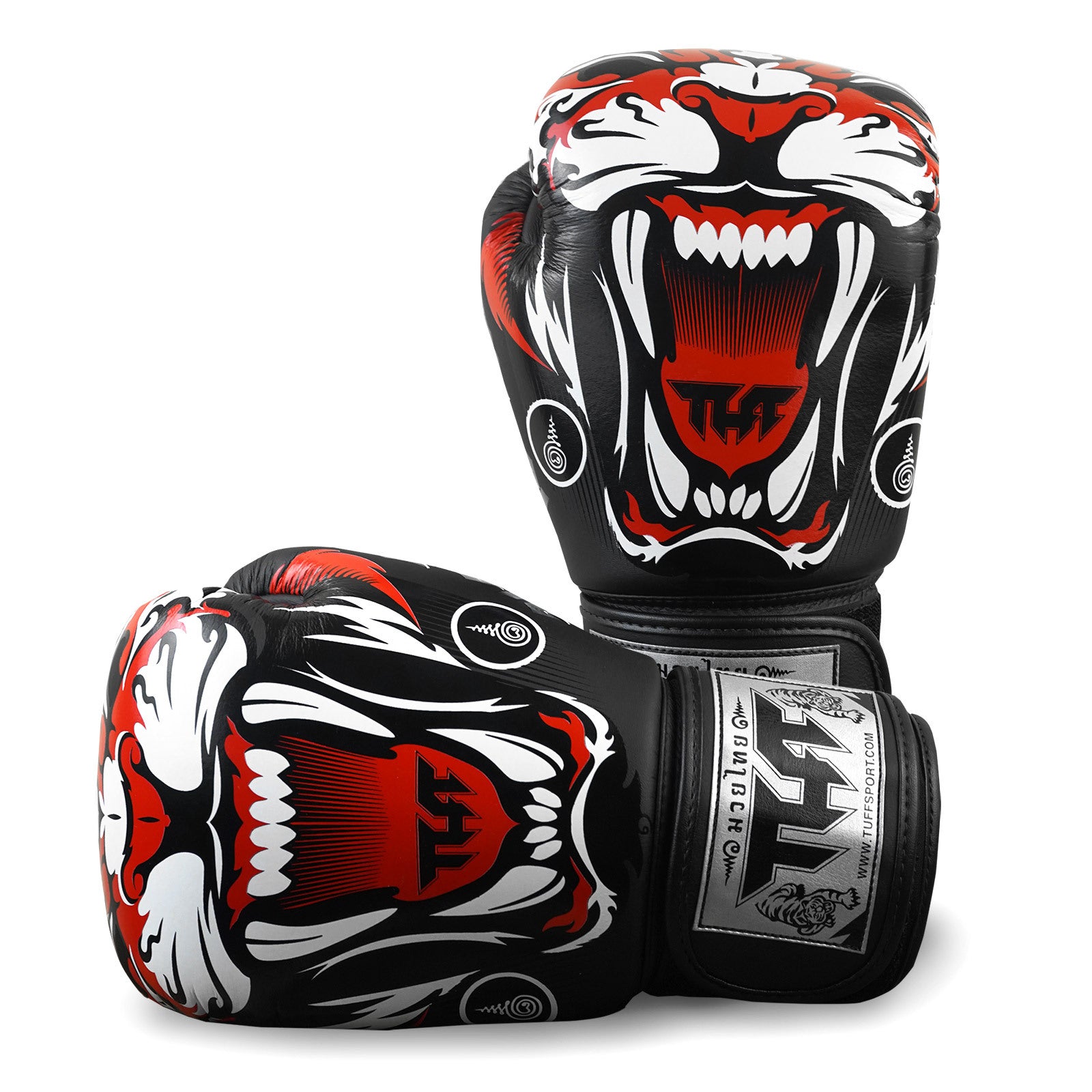 Tuff Tiger Boxing Gloves - Black