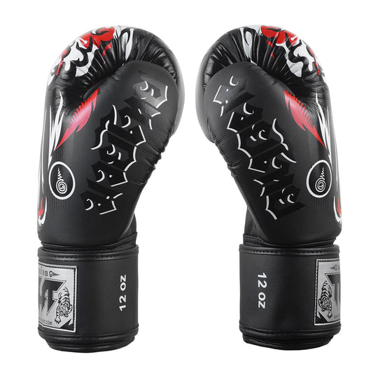 Tuff Tiger Boxing Gloves - Black