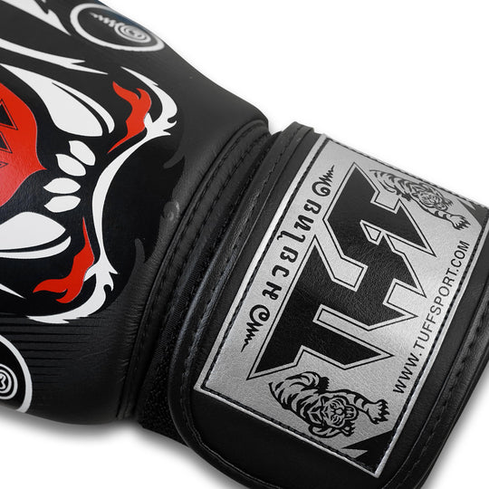 Tuff Tiger Boxing Gloves - Black