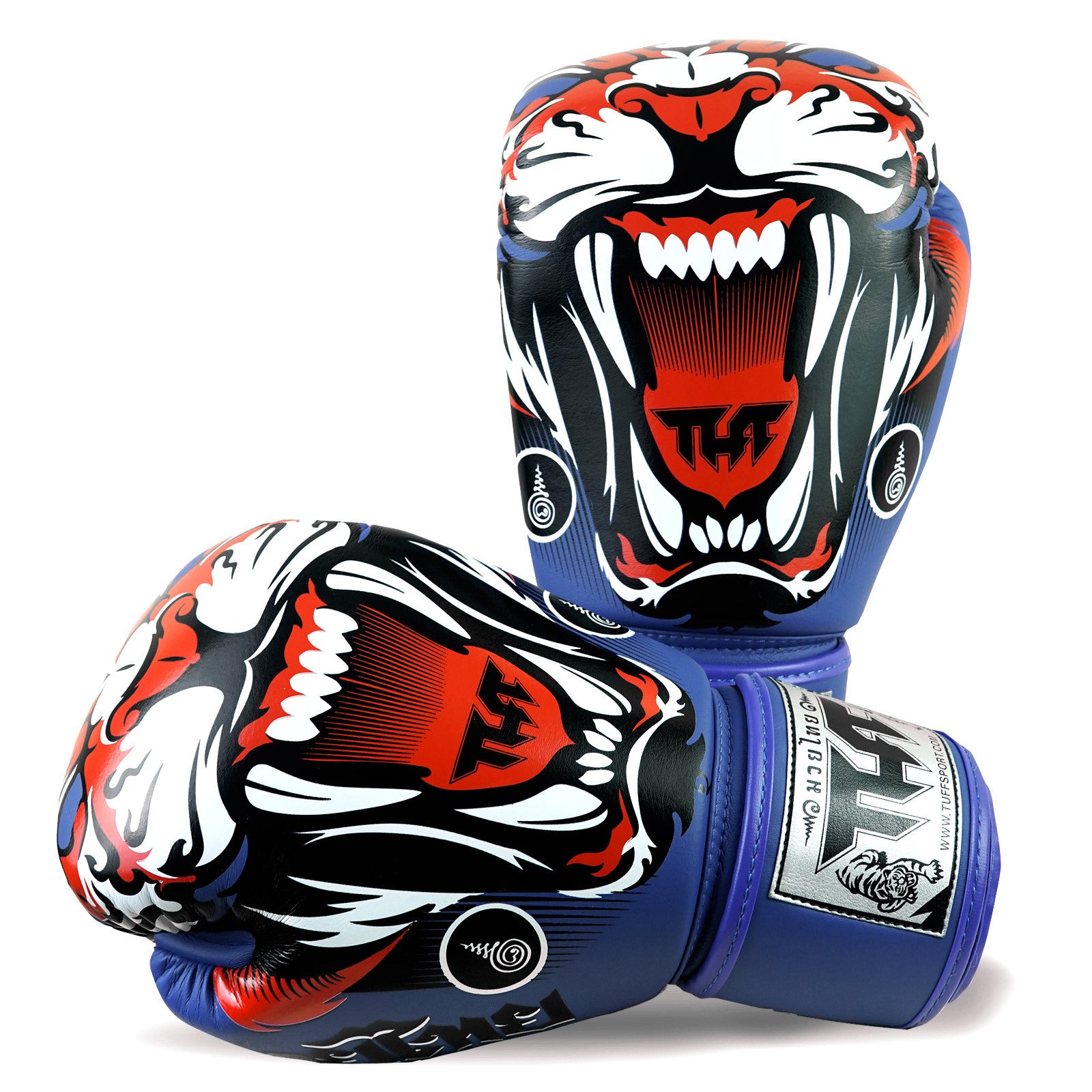 Tuff Tiger Boxing Gloves - Blue