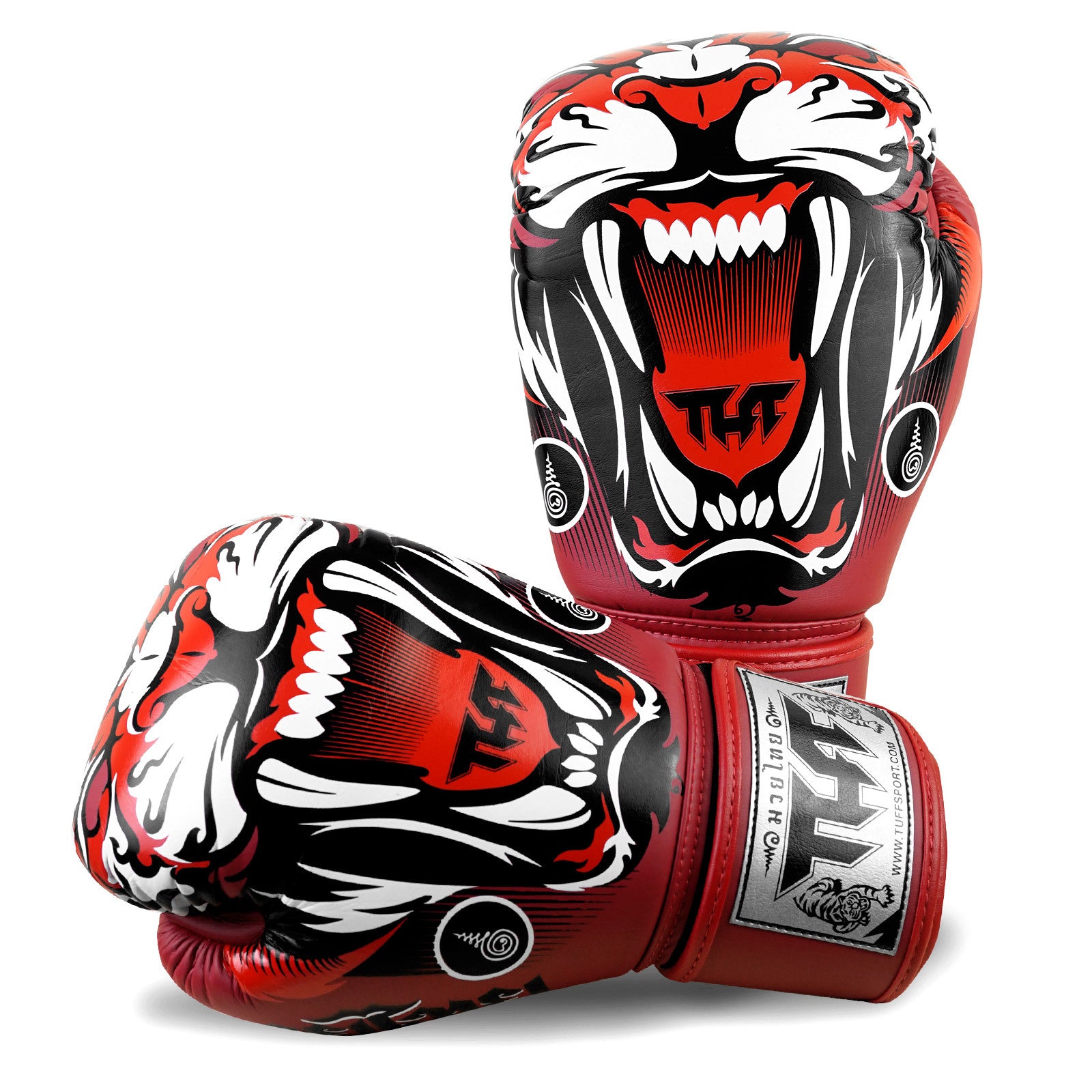 Tuff Tiger Boxing Gloves - Red