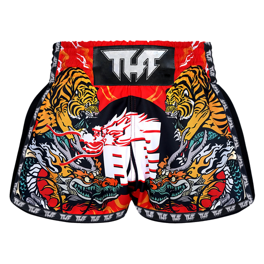 Tuff Chinese Dragon Tiger Muay Thai Shorts