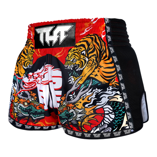 Tuff Chinese Dragon Tiger Muay Thai Shorts