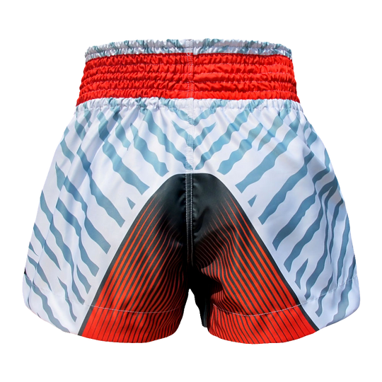 Tuff Grey Cruel Tiger Thai Boxing Shorts