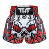 Tuff Black Devil Skull Thai Boxing Shorts