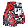 Tuff Black Devil Skull Thai Boxing Shorts