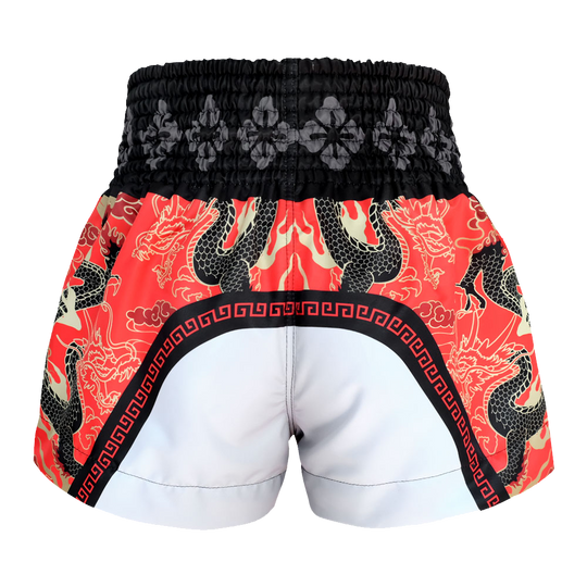 Tuff Red Dragon King Thai Boxing Shorts