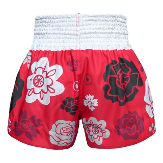 Tuff Red Muay Thai Fighter Thai Boxing Shorts