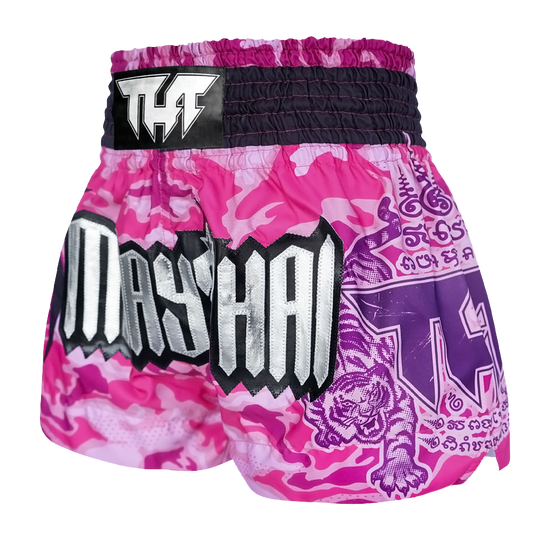 Tuff Pink Camouflage Thai Boxing Shorts