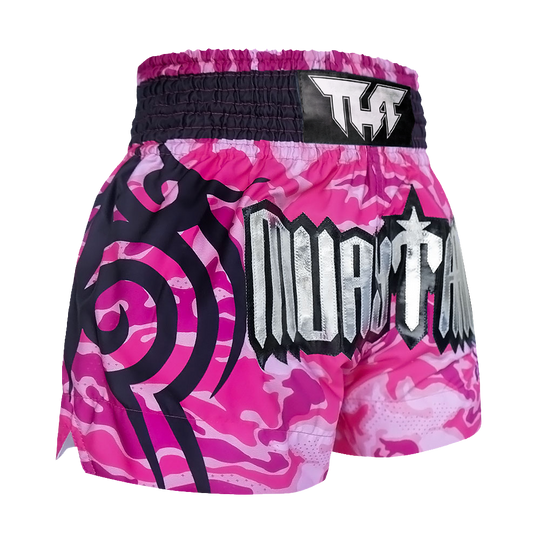 Tuff Pink Camouflage Thai Boxing Shorts