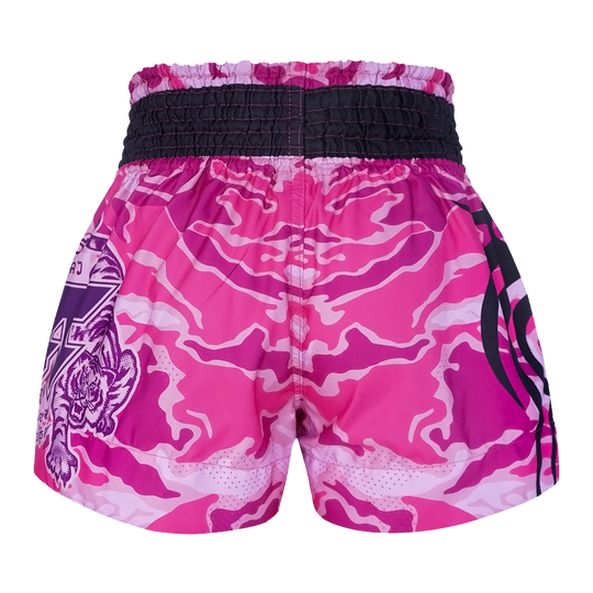 Tuff Pink Camouflage Thai Boxing Shorts