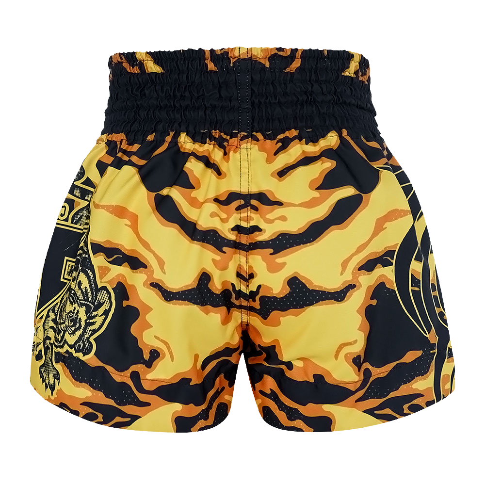 Tuff Yellow Camouflage Thai Boxing Shorts