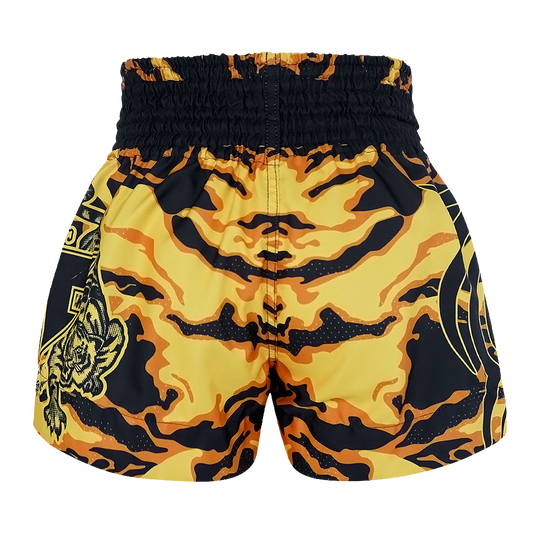 Tuff Yellow Camouflage Thai Boxing Shorts