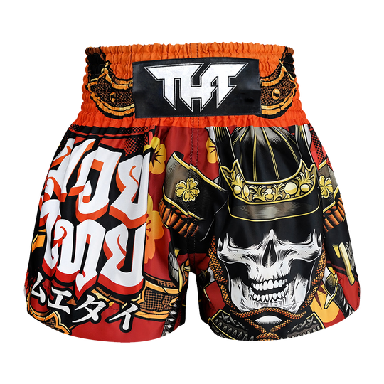 Tuff Samurai Skull Thai Boxing Shorts