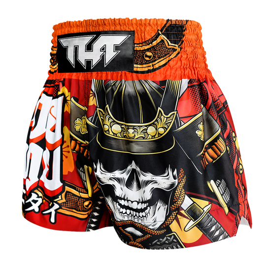 Tuff Samurai Skull Thai Boxing Shorts