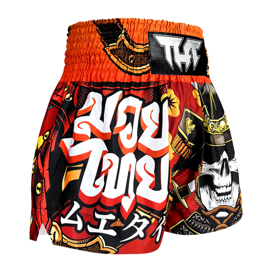 Tuff Samurai Skull Thai Boxing Shorts