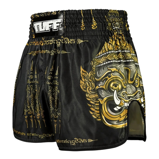 Tuff - Yaksa Yantra High-Cut Retro Muay Thai Shorts