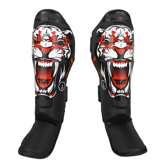 Tuff Tiger MMA Shin Guards - Black