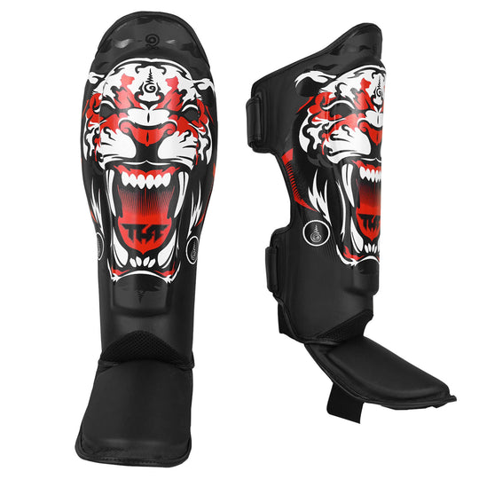 Tuff Tiger MMA Shin Guards - Black