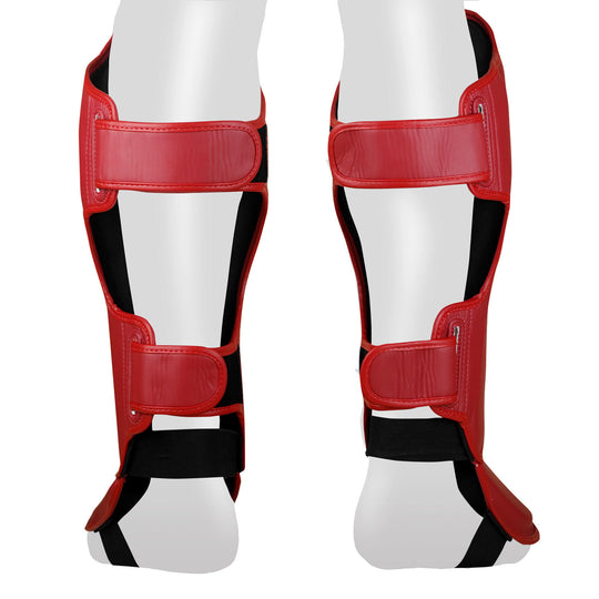 Tuff Tiger MMA Shin Guards - Red