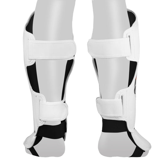 Tuff Tiger MMA Shin Guards - White