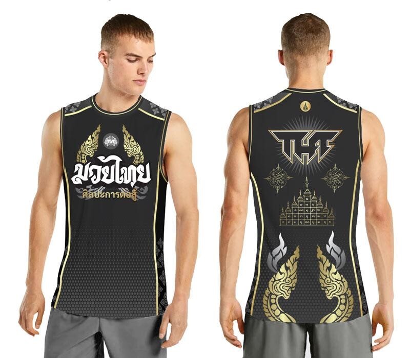 Tuff King of Naga Black Tank Top