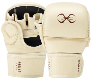 Sting Taipan MMA Sparring Gloves - Beige/Brown