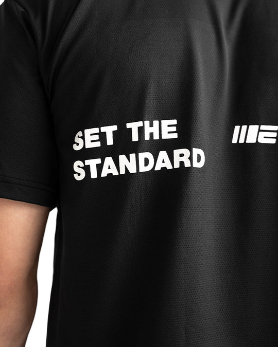 Engage Set The Standard Oversized Training Tee - Black